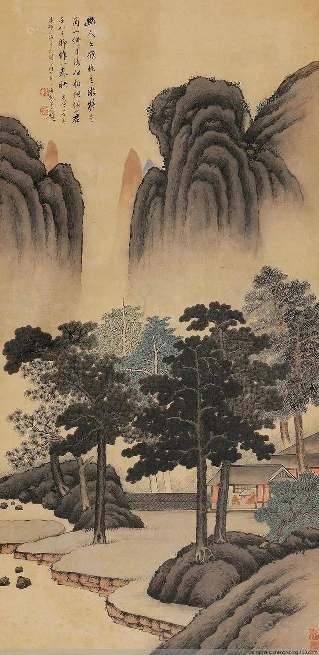清代张崟山水画作品 名人名家 第20张