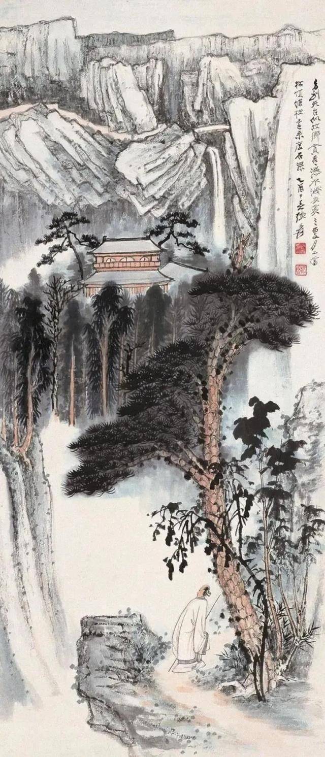 张大千笔下的四类山水，绘尽人间仙境！ 名人名家 第5张