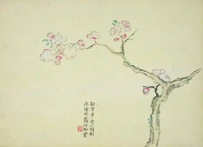 陈撰:寥寥几笔的花卉，格调超逸 名人名家 第15张