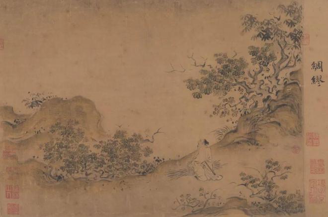 南宋马和之，将楷书笔力调和进兰叶描，变兰叶描为柳叶描 名人名家 第3张