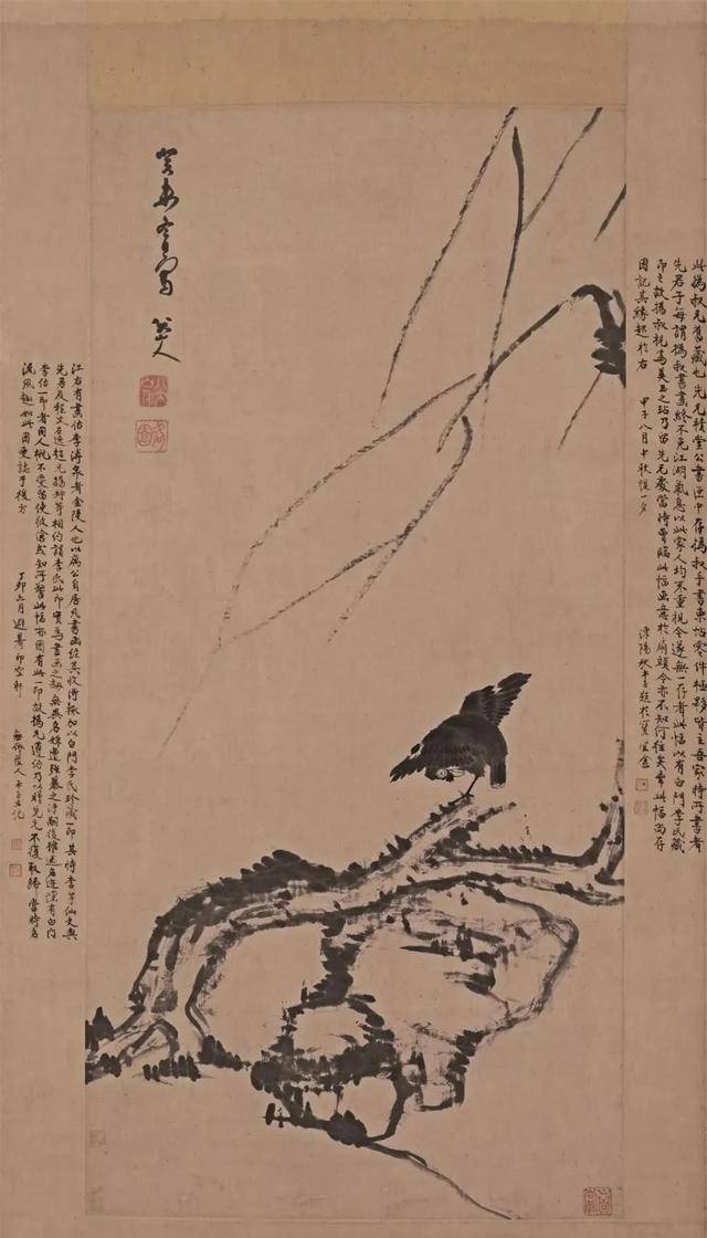 八大山人花鸟：面貌独特，笔墨取胜！ 名人名家 第31张