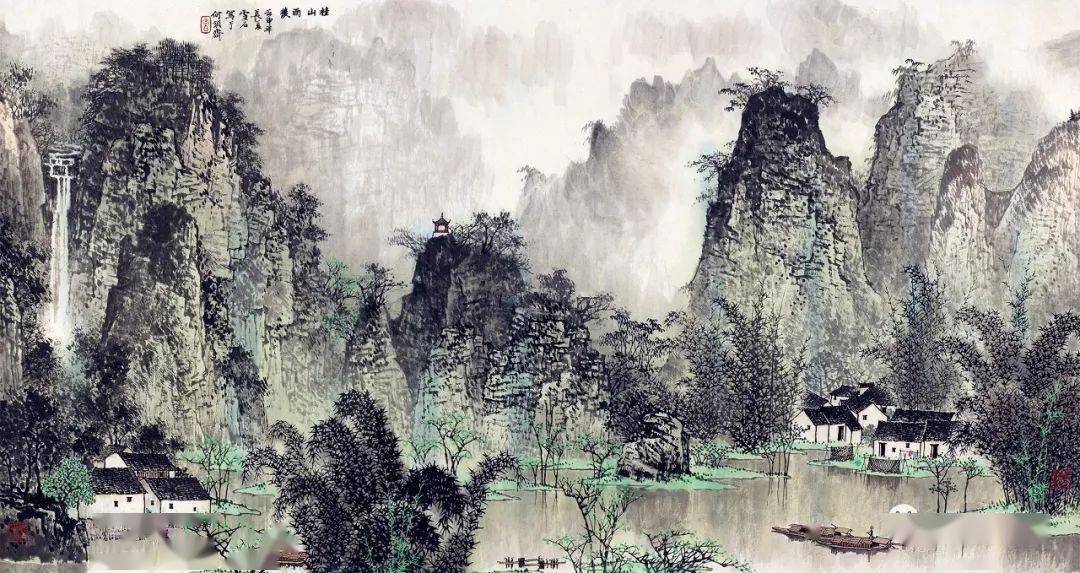 桂林山水甲天下——白雪石笔下的桂林 名人名家 第8张