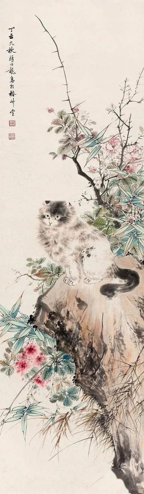 颜伯龙花鸟画艺术：工写交融下的自然之美与情感共鸣 名人名家 第47张