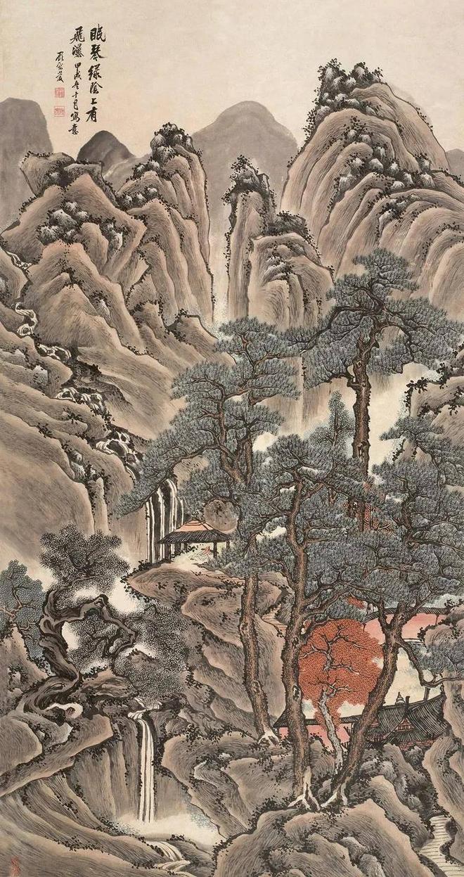清代顾鹤庆山水画︱笔墨清逸，尽显文人情怀 名人名家 第16张
