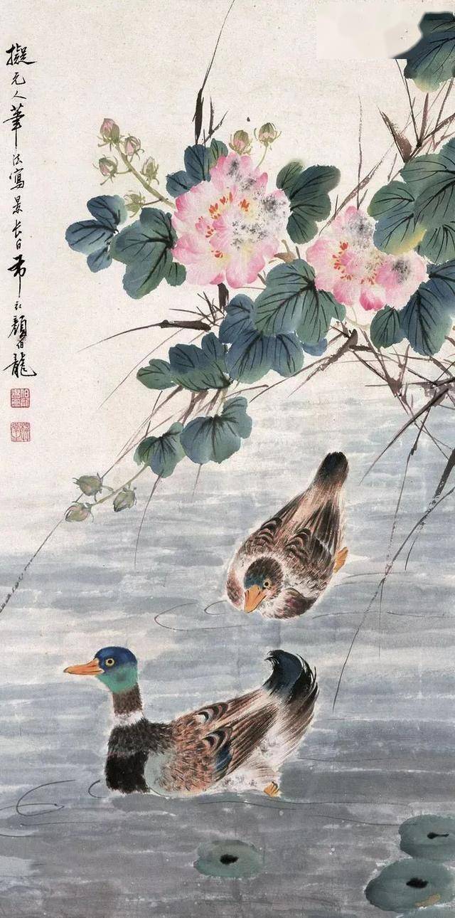 颜伯龙花鸟画艺术：工写交融下的自然之美与情感共鸣 名人名家 第36张