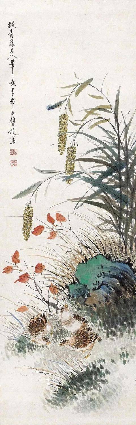 颜伯龙花鸟画艺术：工写交融下的自然之美与情感共鸣 名人名家 第31张