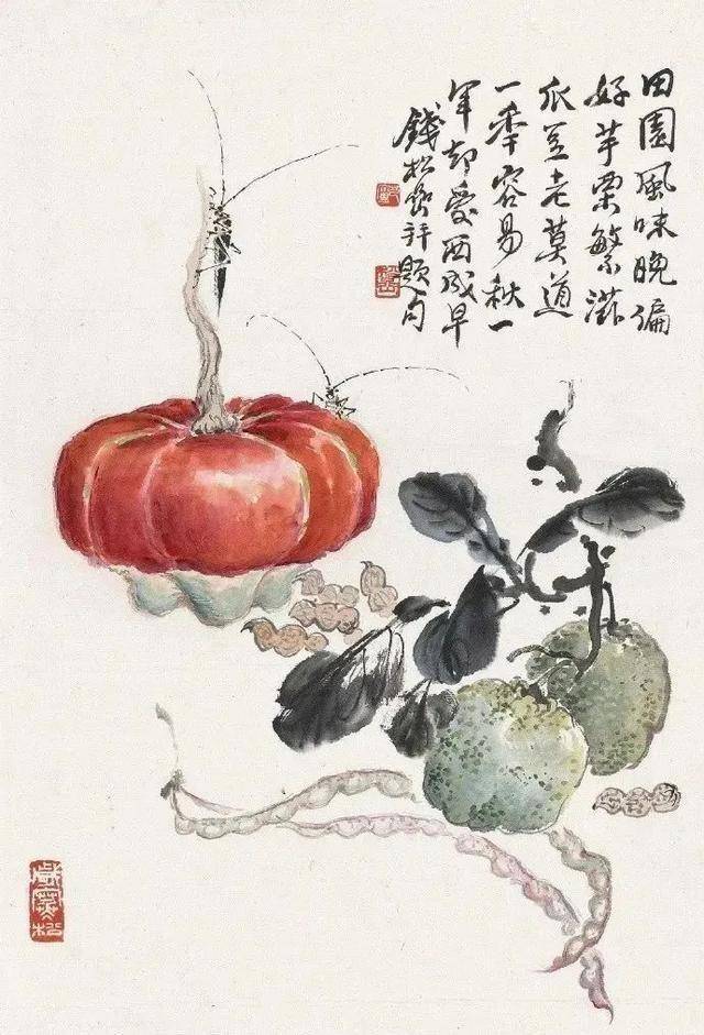 钱松喦的花鸟画，别有情趣！ 名人名家 第9张