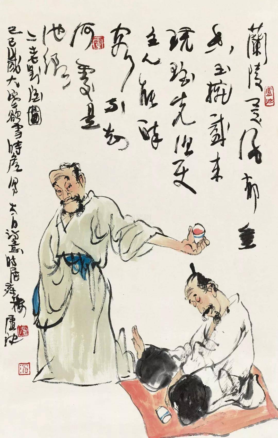 卢沉：有些老先生画了一辈子，越画越匠气 名人名家 第4张