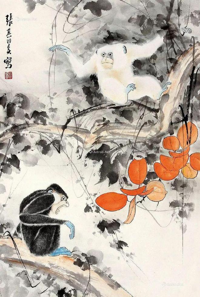 中国花鸟画画家张其翼绘画作品 名人名家 第25张