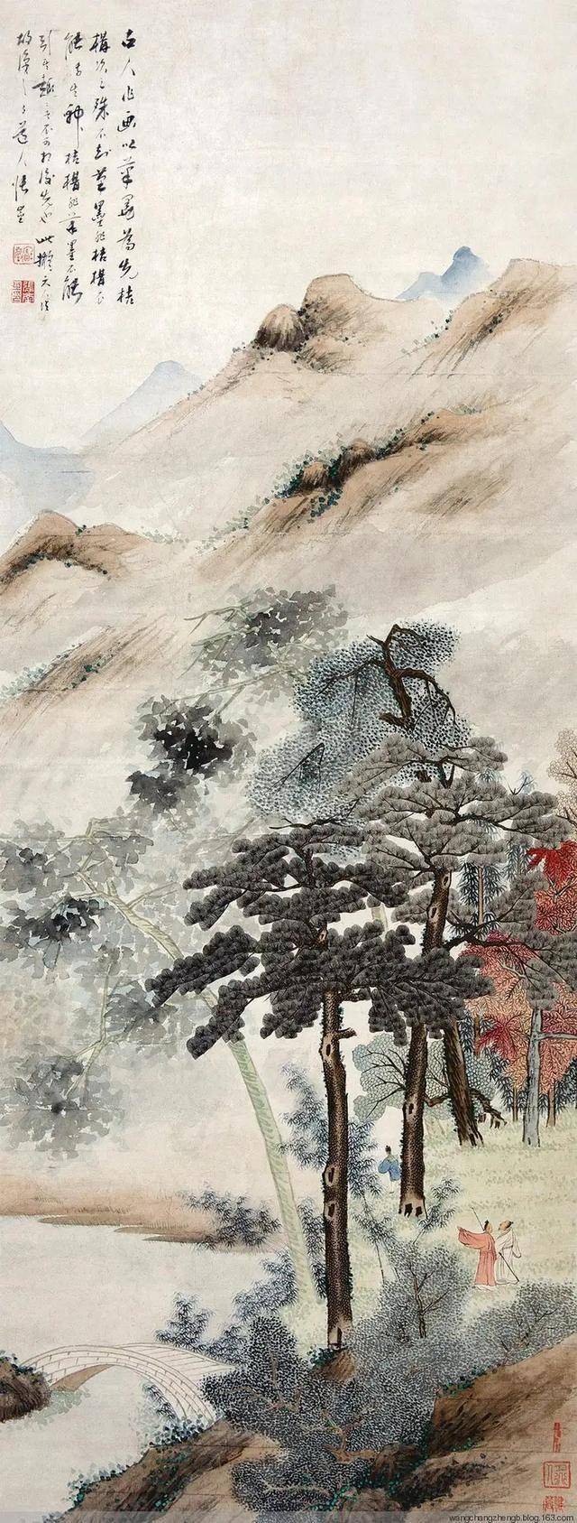 清代张崟山水画作品 名人名家 第5张
