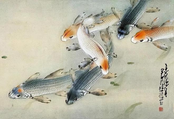 花鸟大师赵少昂，画鱼也精彩 名人名家 第3张
