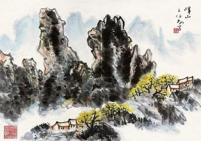 王伯敏画画：一山一云，一树百叶，都大气磅礴 名人名家 第8张