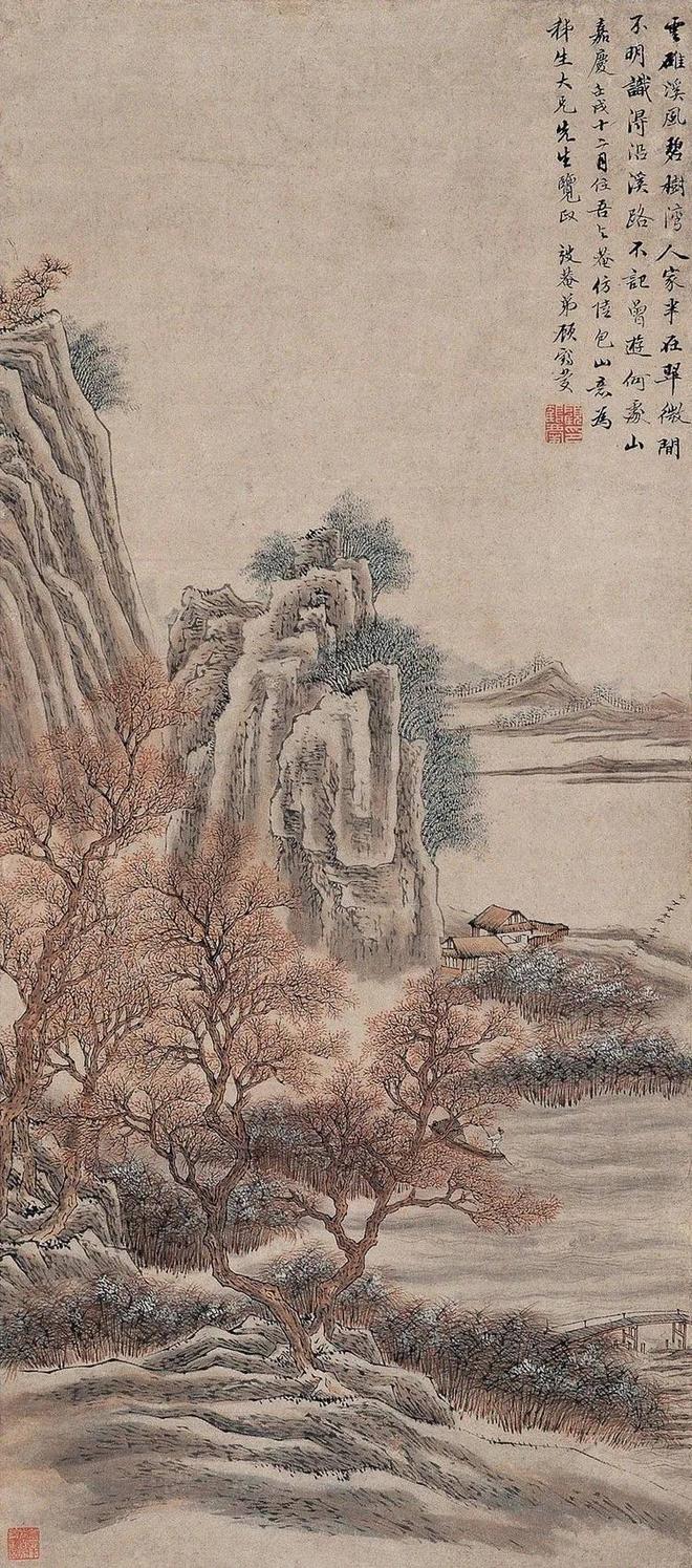 清代顾鹤庆山水画︱笔墨清逸，尽显文人情怀 名人名家 第5张