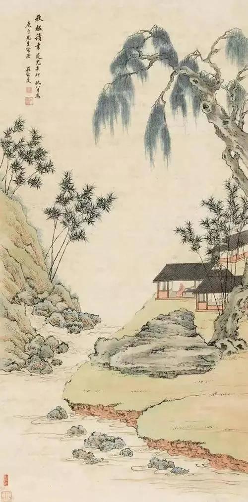 清代顾鹤庆山水画︱笔墨清逸，尽显文人情怀 名人名家 第46张