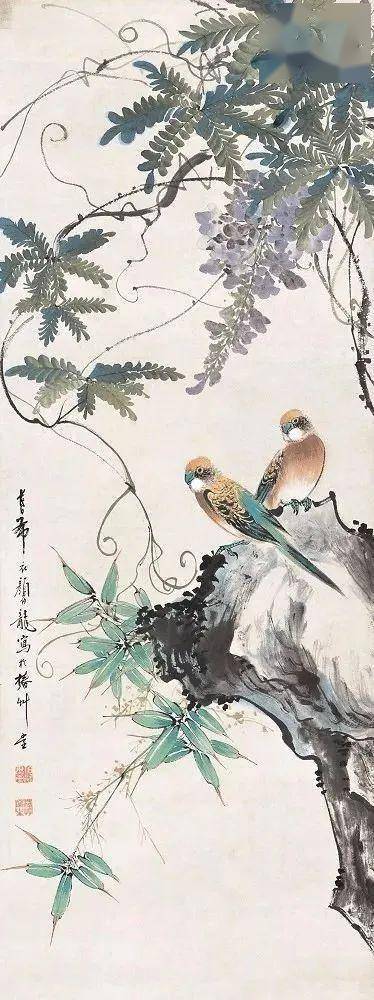 颜伯龙花鸟画艺术：工写交融下的自然之美与情感共鸣 名人名家 第32张