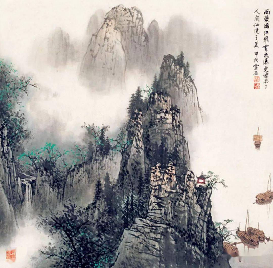 桂林山水甲天下——白雪石笔下的桂林 名人名家 第34张