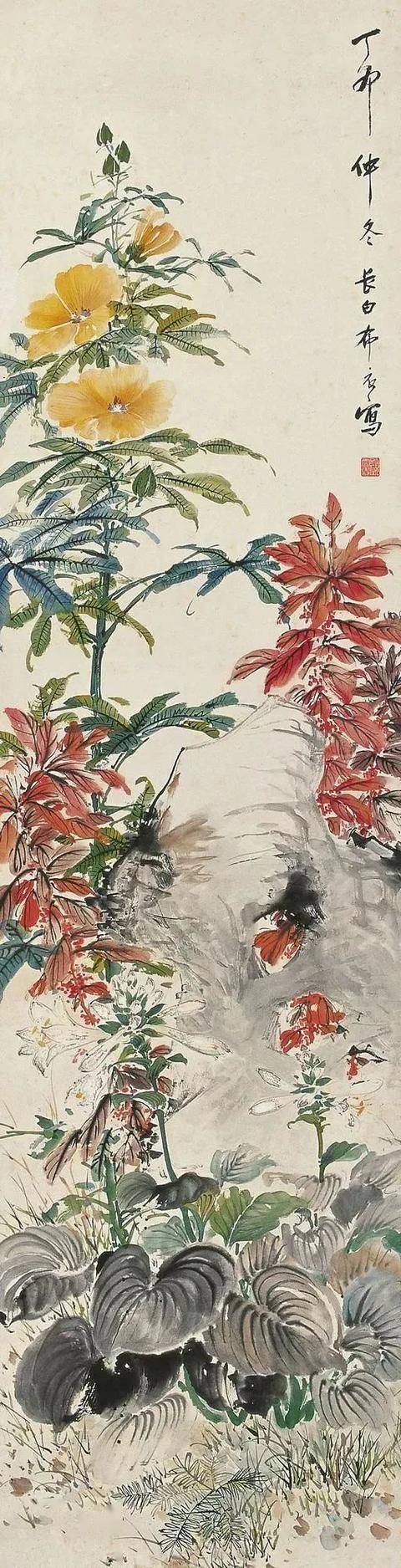 颜伯龙花鸟画艺术：工写交融下的自然之美与情感共鸣 名人名家 第41张