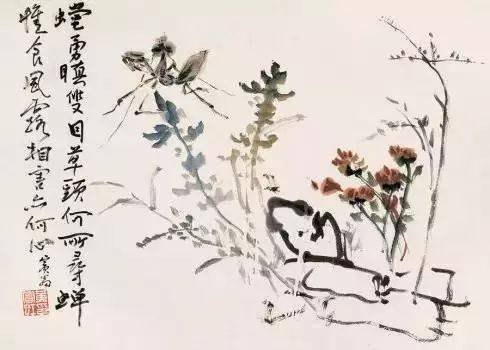 黄宾虹花鸟，比山水还好！ 名人名家 第13张