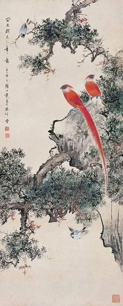颜伯龙花鸟画艺术：工写交融下的自然之美与情感共鸣 名人名家 第84张