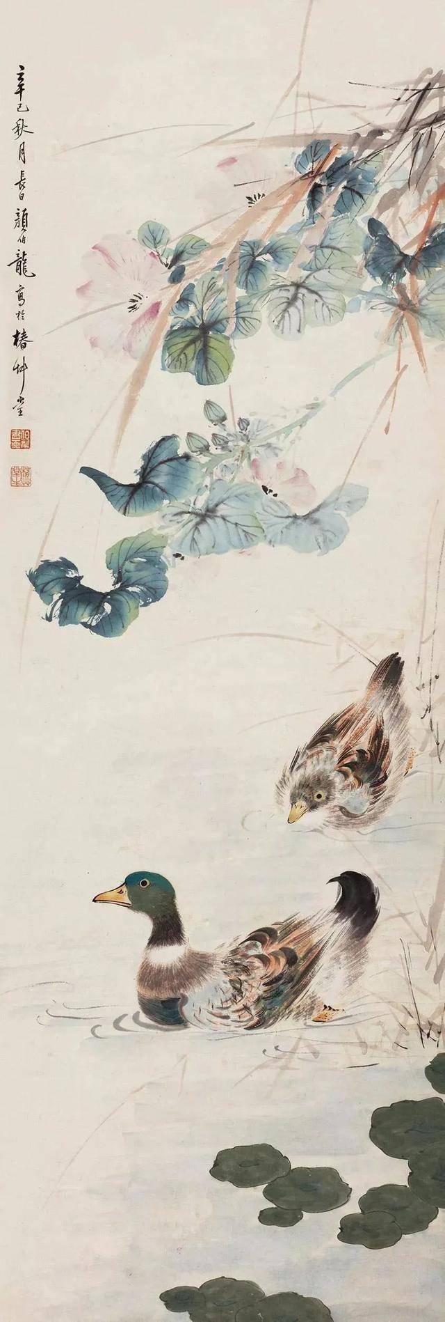 颜伯龙花鸟画艺术：工写交融下的自然之美与情感共鸣 名人名家 第3张
