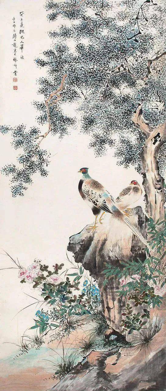 颜伯龙花鸟画艺术：工写交融下的自然之美与情感共鸣 名人名家 第93张