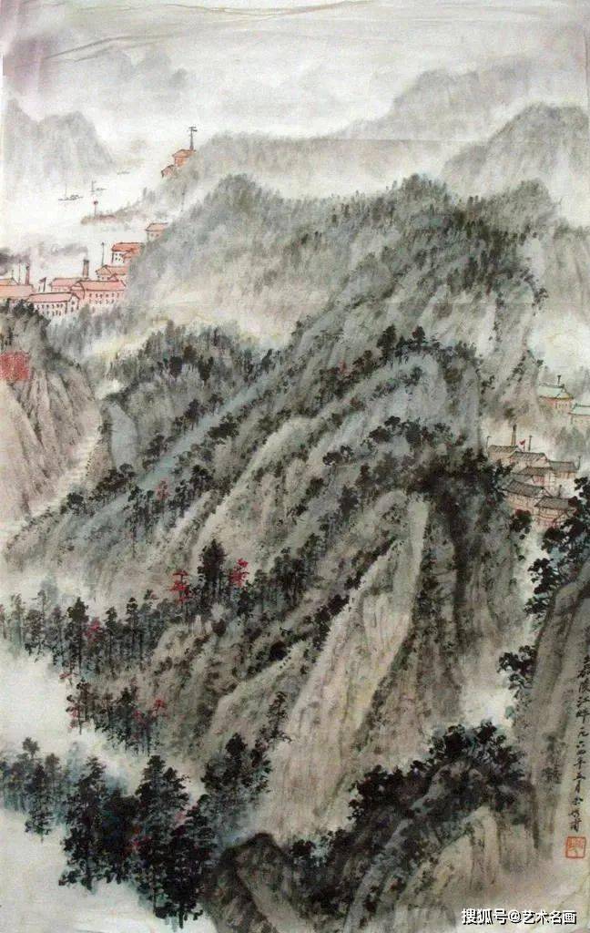 著名山水画家余彤甫作品欣赏! 名人名家 第19张