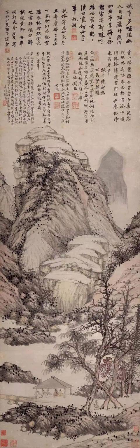 沈周山水画：明代文人画风的典范 名人名家 第39张