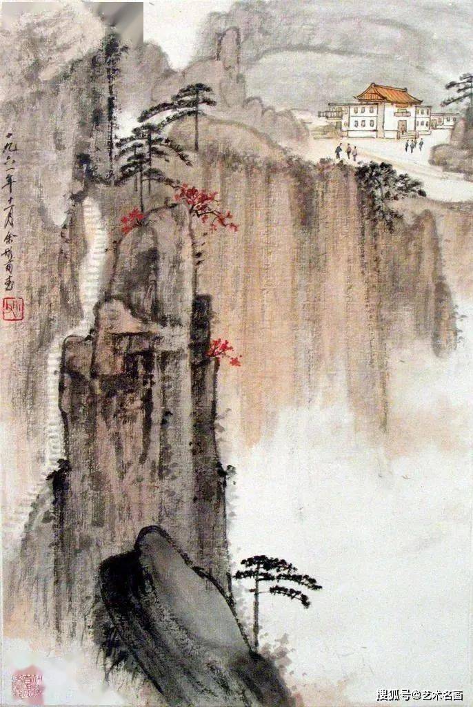 著名山水画家余彤甫作品欣赏! 名人名家 第4张