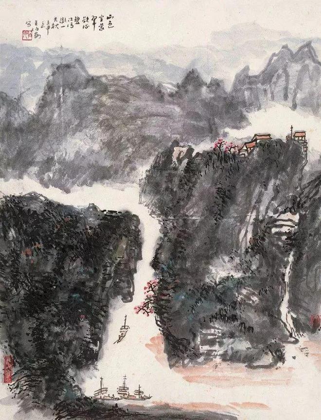 王伯敏画画：一山一云，一树百叶，都大气磅礴 名人名家 第2张