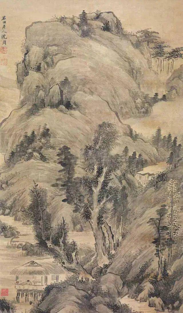 沈周山水画：明代文人画风的典范 名人名家 第46张