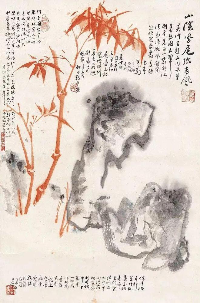 王伯敏画画：一山一云，一树百叶，都大气磅礴 名人名家 第5张