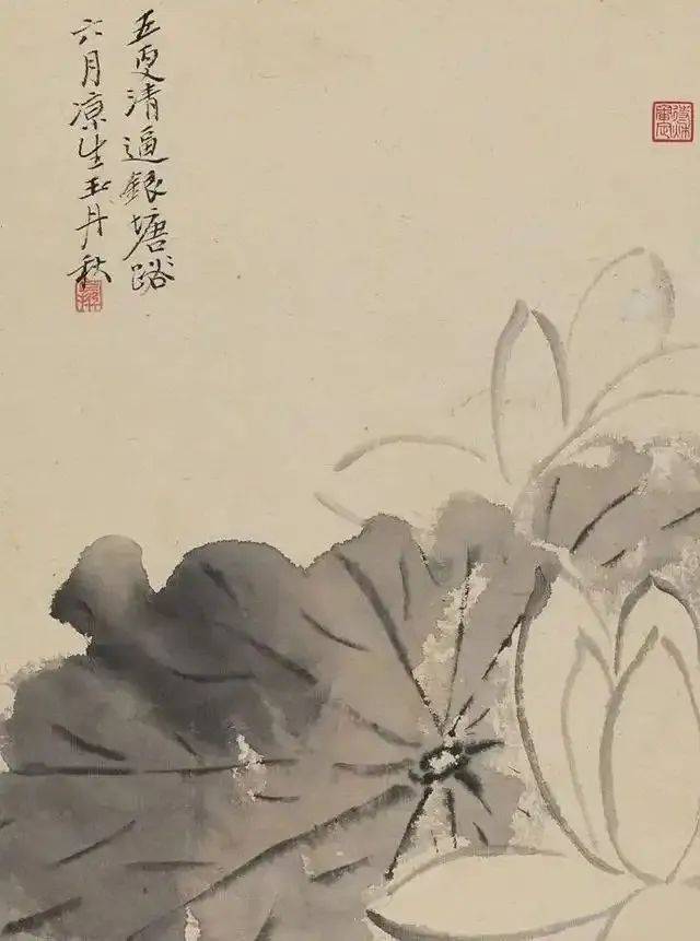 陈撰:寥寥几笔的花卉，格调超逸 名人名家 第8张