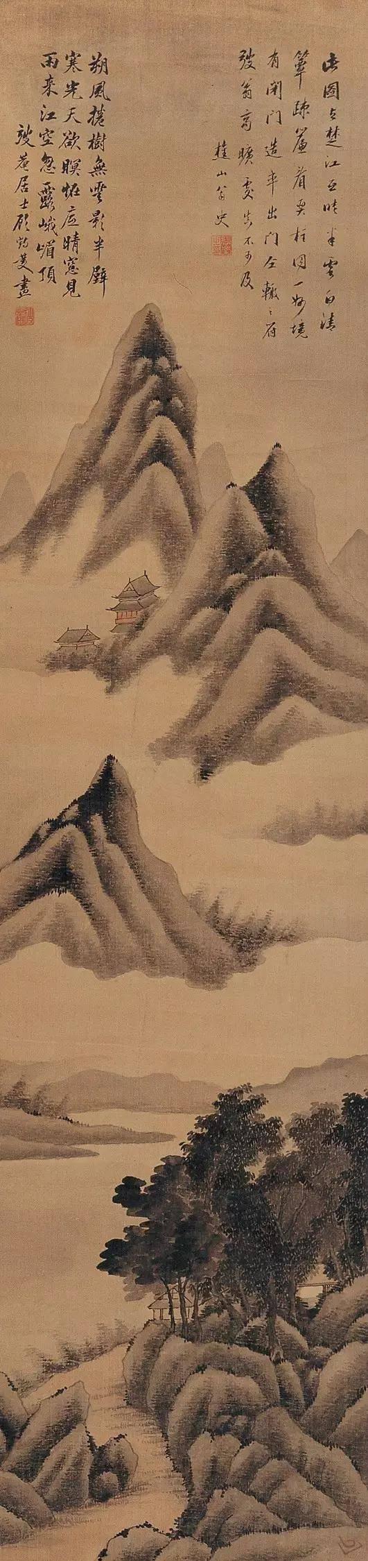 清代顾鹤庆山水画︱笔墨清逸，尽显文人情怀 名人名家 第36张