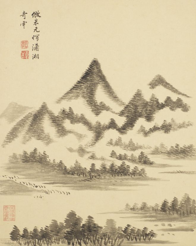 王翚晚年仿古山水册，笔底时有新意 名人名家 第10张