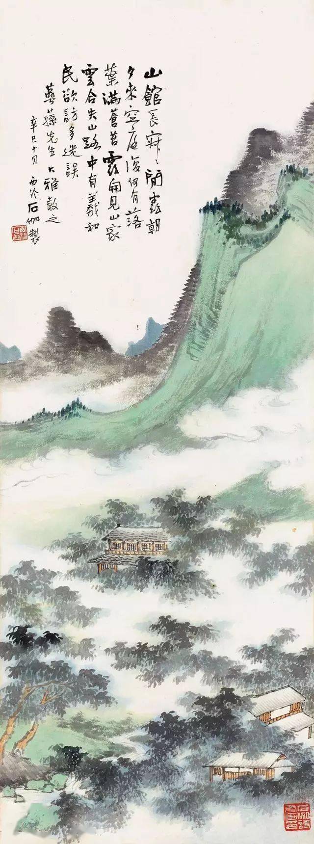 申石伽：他的山水画，能听到风声 名人名家 第1张
