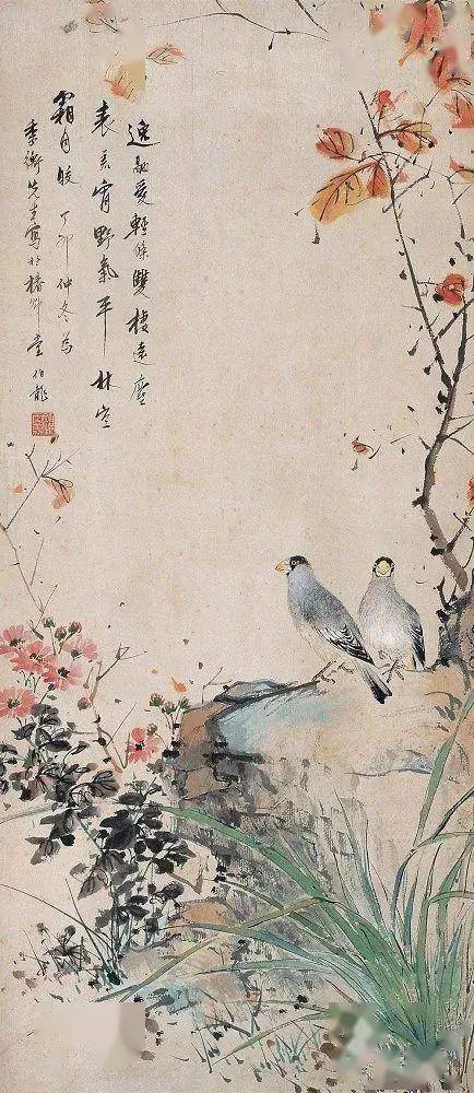 颜伯龙花鸟画艺术：工写交融下的自然之美与情感共鸣 名人名家 第91张