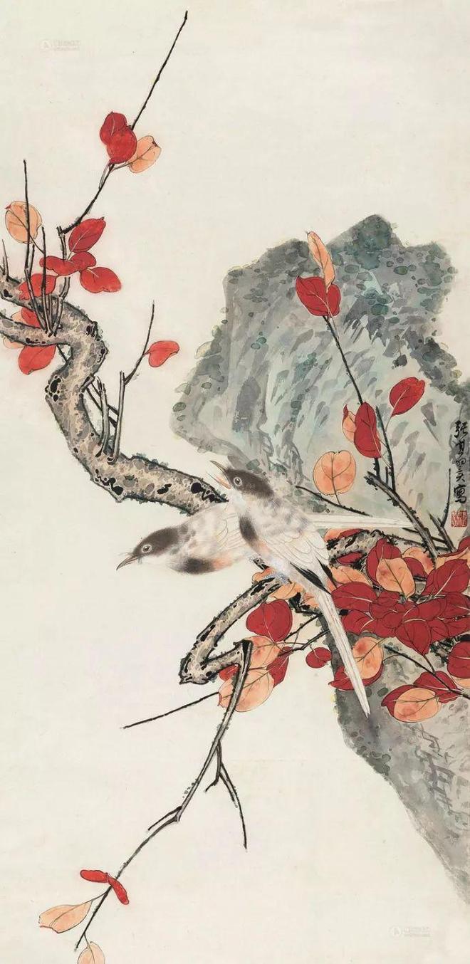 中国花鸟画画家张其翼绘画作品 名人名家 第26张