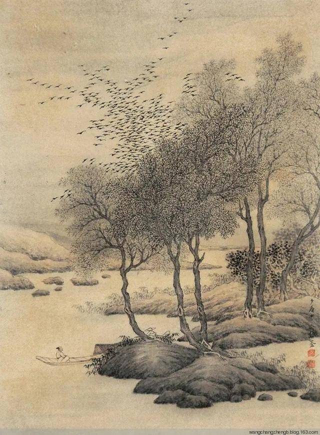 清代张崟山水画作品 名人名家 第15张
