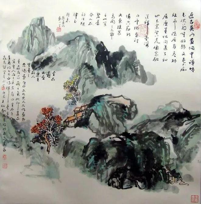 王伯敏画画：一山一云，一树百叶，都大气磅礴 名人名家 第55张