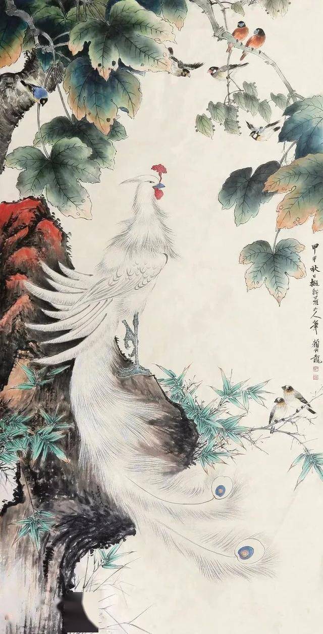 颜伯龙花鸟画艺术：工写交融下的自然之美与情感共鸣 名人名家 第18张