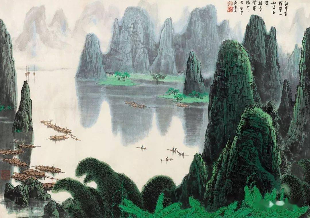 桂林山水甲天下——白雪石笔下的桂林 名人名家 第3张