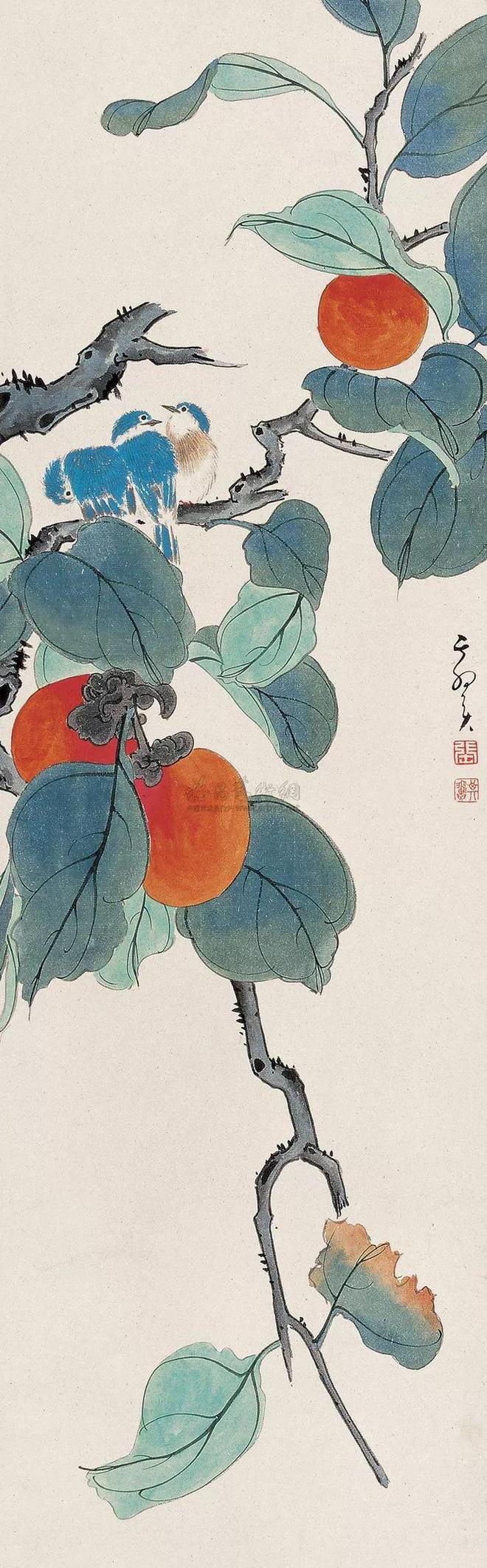 中国花鸟画画家张其翼绘画作品 名人名家 第1张