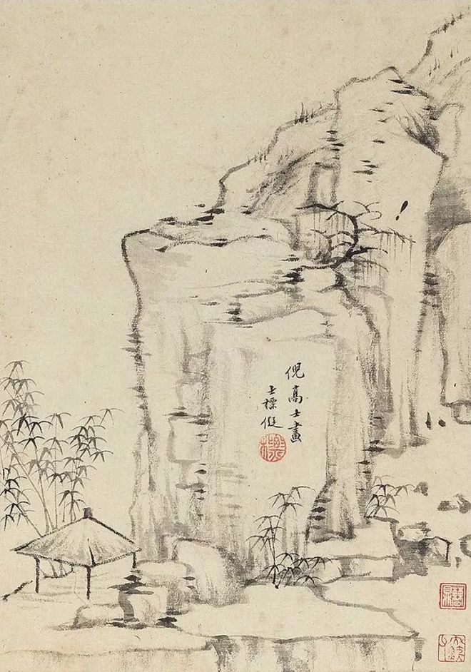 查士标画山水，用笔疏简，意境清旷 名人名家 第8张