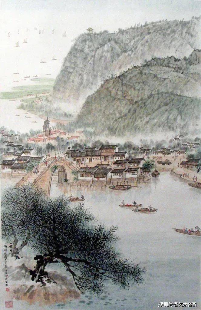 著名山水画家余彤甫作品欣赏! 名人名家 第16张