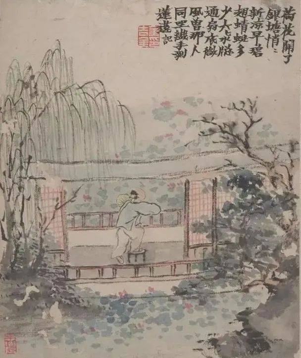 清代画家金农的小品人物画,好童真 名人名家 第21张