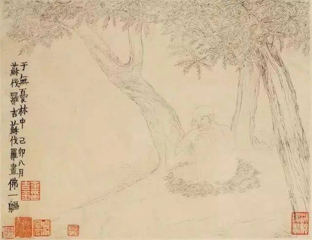 清代画家金农的小品人物画,好童真 名人名家 第17张
