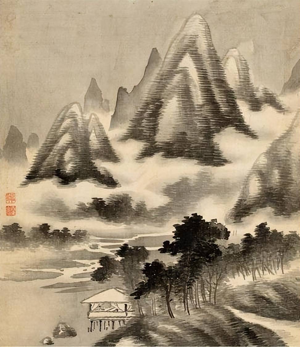 清代画家章堃《山水册》︱简约细腻，淡雅别致的画作 名人名家 第11张