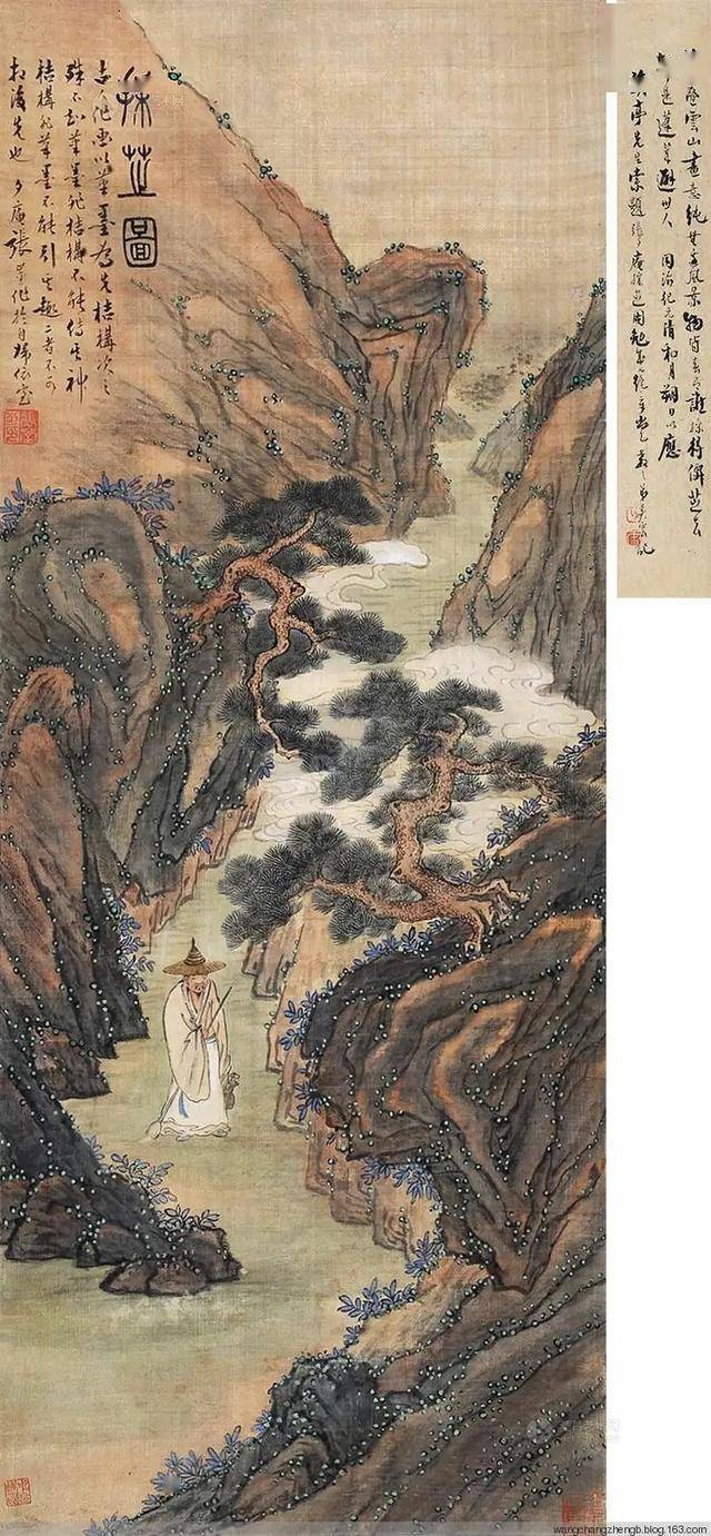 清代张崟山水画作品 名人名家 第31张