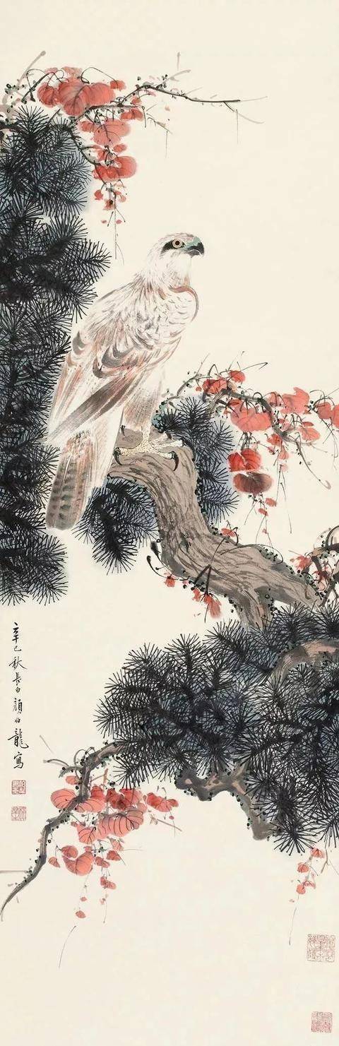 颜伯龙花鸟画艺术：工写交融下的自然之美与情感共鸣 名人名家 第25张