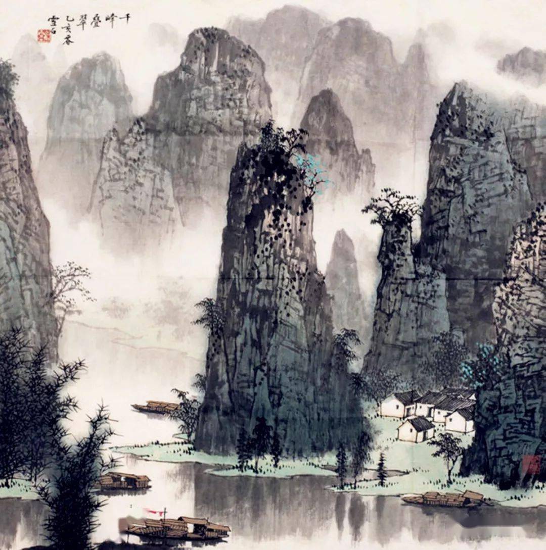 桂林山水甲天下——白雪石笔下的桂林 名人名家 第36张